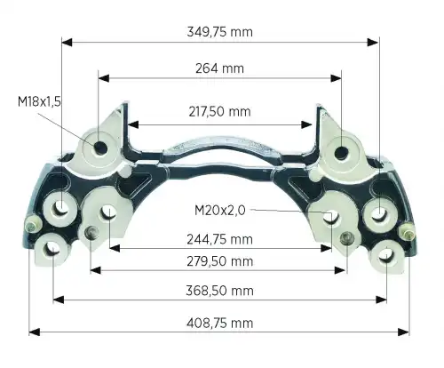 Скоба суппорта VOLVO \ MERITOR 323.02.269 ECD