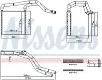 Радиатор печки NISSENS 707298