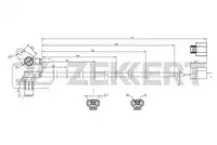 Датчик ABS ZEKKERT SE-6165