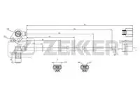 Датчик ABS ZEKKERT SE-6166