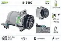 Компрессор кондиционера 813102 VALEO