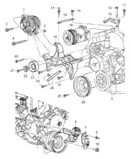Катушка зажигания DODGE 56028172AB