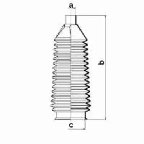 компл. пыльника рулев. рейки Ford 983643 EKG
