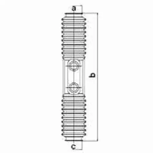 компл. пыльника рулев. рейки Audi 983591 EKG