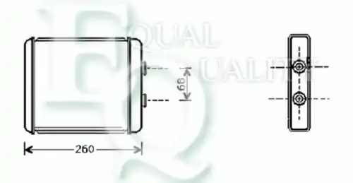 Радиатор печки EQUAL QUALITY RR0051