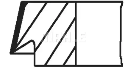 Кольца поршневые MAHLE 029 30 N0