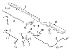 HOOD ASY GN1Z-16612-D FORD