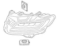 HEADLAMP ASY KA1Z13008DD FORD