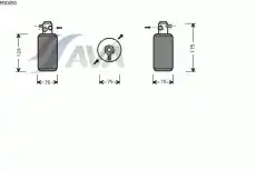 осушитель конд. ! \MB Sprinter 95-00 MSD050 AVA