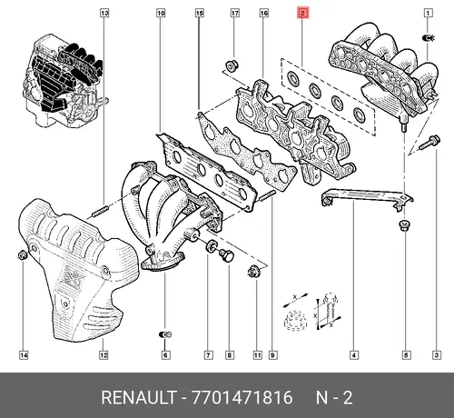 RENAULT 7701471816