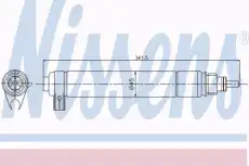 Осушитель кондиционера NISSENS 95346