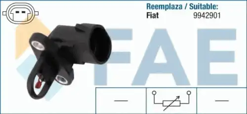 Датчик температуры автомобильный FAE 33506