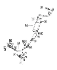 EXHAUST 68546125AA CHRYSLER