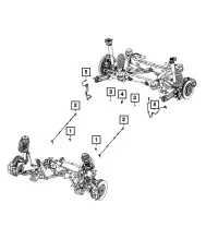 Датчик ABS CHRYSLER 68141887AF