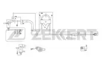 Датчик ABS ZEKKERT SE-6081