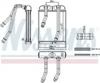 Радиатор печки NISSENS 707227