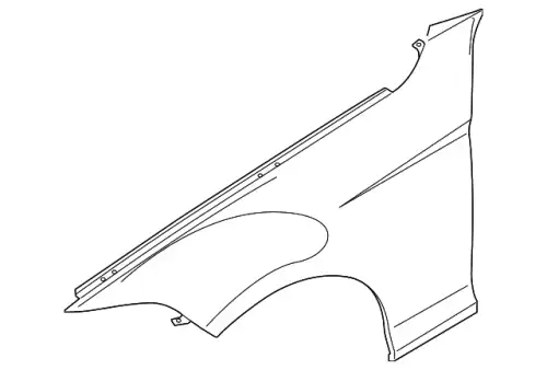 Крыло 41009633542 BMW