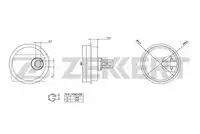 Датчик ABS ZEKKERT SE-6110