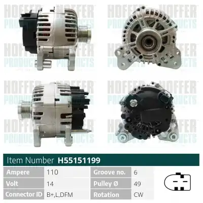 Генератор HOFFER H55151199
