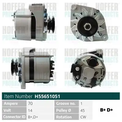 Генератор HOFFER H55651051