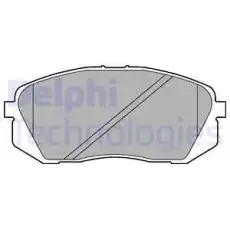 Тормозные колодки дисковые DELPHI LP2294