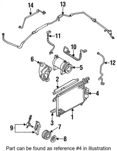 Осушитель кондиционера ISUZU 8-97095658-0