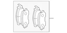 колодки дисковые торм. перед. Chry 4605A261 JEEP