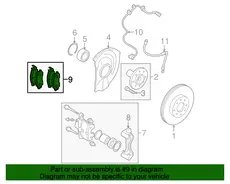 колодки дисковые торм. перед. Chry 4605A261 JEEP