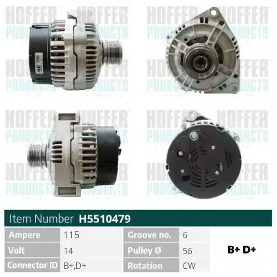 Генератор HOFFER H5510479