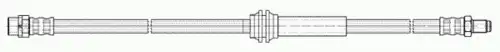 шланг тормозной задн. Mini 512592 KAWE