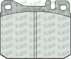 Тормозные колодки дисковые LPR 05P572