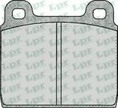 Тормозные колодки дисковые LPR 05P111