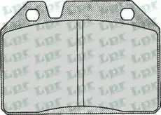 Тормозные колодки дисковые LPR 05P123