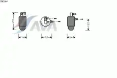 Осушитель кондиционера AVA CND164
