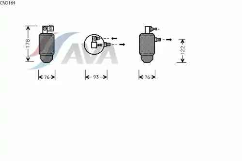 Осушитель кондиционера AVA CND164