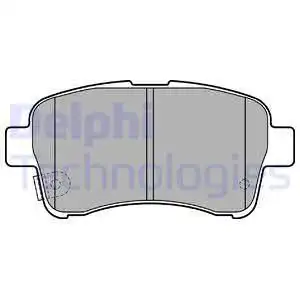Тормозные колодки дисковые передняя ось DELPHI LP2205