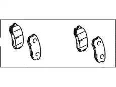 Тормозные колодки дисковые TOYOTA / LEXUS 04466-60080