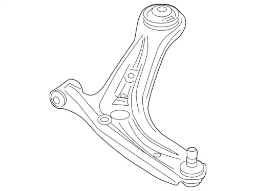 РЫЧАГ ПЕР. ПОДВЕСКИ, НИЖН. ПРАВ. D651-34-300 MAZDA