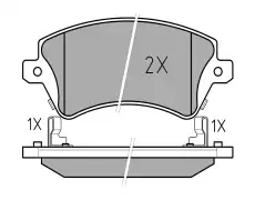 Тормозные колодки дисковые MEYLE 025 237 6617/W
