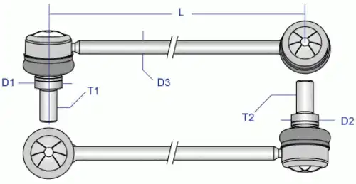 Тяга стабилизатора MOOG HO-LS-3825