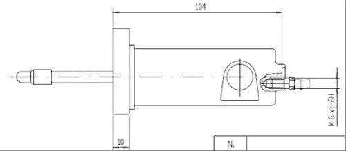 Цилиндр сцепления MOTAQUIP VSC111