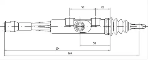 Цилиндр сцепления MOTAQUIP VCM107