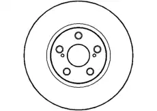 Тормозной диск NATIONAL NBD1205