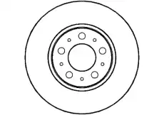 Тормозной диск NATIONAL NBD1071