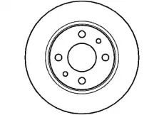 Тормозной диск NATIONAL NBD1158