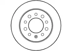 Тормозной диск NATIONAL NBD1251