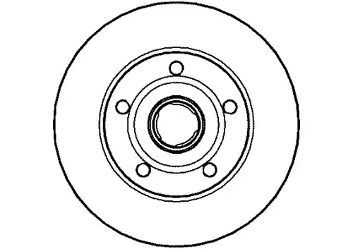 Тормозной диск NATIONAL NBD709