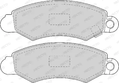 колодки дисковые торм. перед. Suz FD6914A NECTO