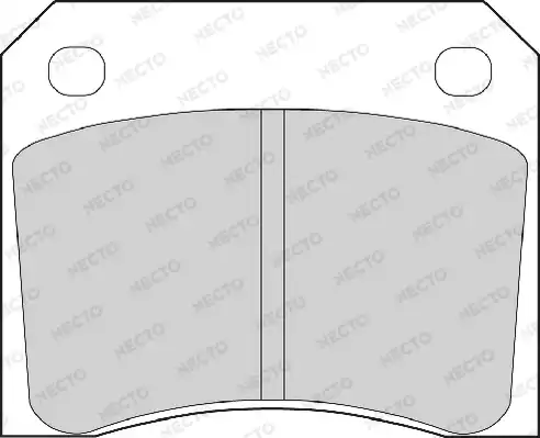 колодки дисковые торм. задн. Jagu FD216A NECTO