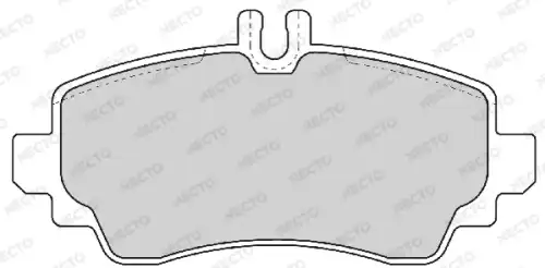 колодки дисковые торм. перед. MB FD6869A NECTO